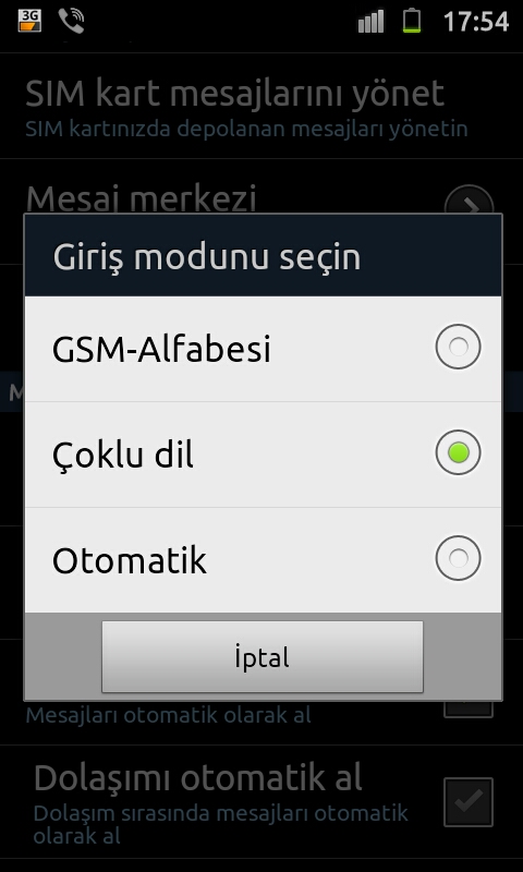 SMS Türkçe Karakter 