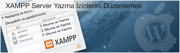 XAMPP for Mac - Permission, Yazma İzinleri
