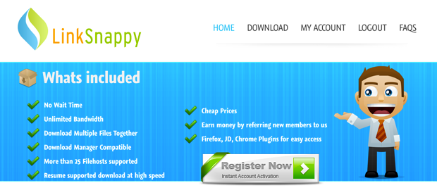 LinkSnappy - Download Service, Premium