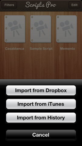 Scripts Pro for iPad App