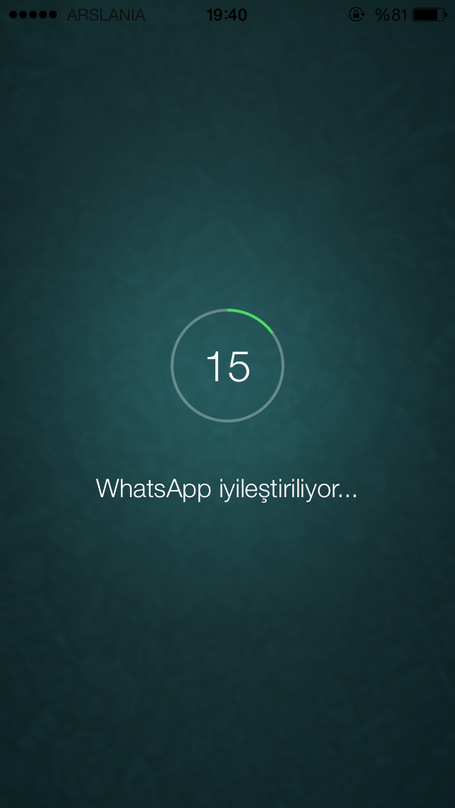 WhatsApp Güncelleme